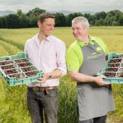 Rowan Marshall and Asda produce colleague Martin Ferguson