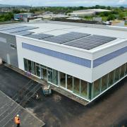 Finishing touches are being made to the dealership