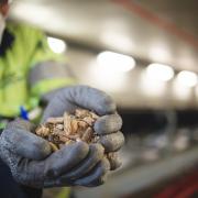 Biomass pellets used at Drax Power Station