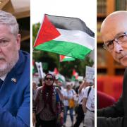 Culture Secretary Angus Robertson (left) and First Minister John Swinney have faced criticism after a meeting with an Israeli diplomat