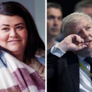 Lorna Finn (left), the SNP's national secretary, has issued a statement following Angus Robertson's meeting with a senior Israeli official