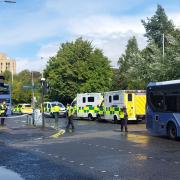 Person hit by bus as cops tape off road at Glasgow's Buchanan Bus Station