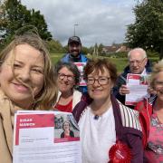 Labour campaigners out in Armadale and Blackridge