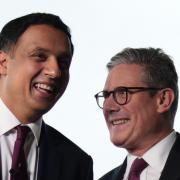 Scottish Labour's Anas Sarwar (left) and Prime Minister Keir Starmer