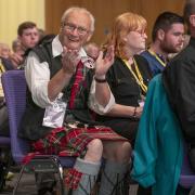 Delegates during the SNP annual national conference at the Edinburgh International Conference Centre