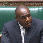 Foreign Secretary David Lammy speaking in the House of Commons