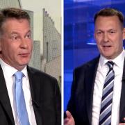 Murdo Fraser (left) clashed with Russell Findlay during a debate on STV