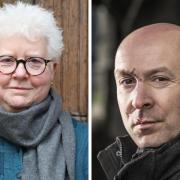 Val McDermid (left) and Christopher Brookmyre (right) have both been nominated for a top crime writing prize