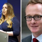 Meghan Gallacher (left) has lodged a formal complaint against John Lamont (right)