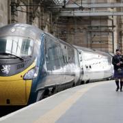 More than 300 people were evacuated from a train heading to Glasgow due to an incident