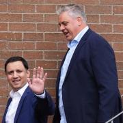 Scottish Labour MSP Anas Sarwar and MP Blair McDougall photographed ahead of the General Election