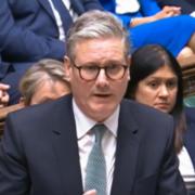 Keir Starmer pictured speaking during Prime Minister's Questions