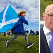 First Minister John Swinney hailed the 'independence generation' of young Scots