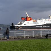 The Caledonian MacBrayne ferry MV Glen Sannox undergoing a sea trial