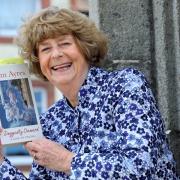 Pam Ayres attended the festival as it opened on Friday