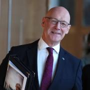 John Swinney in the Scottish Parliament