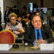 Alex Salmond pictured at the Cultural Diplomacy Forum 2024 in Ohrid, North Macedonia