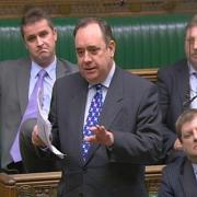 Former first minister Alex Salmond speaking in the House of Commons, London in 2010.