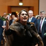 Lidia Thorpe interrupts King Charles's speech in the Australian Parliament House