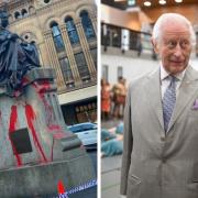 A statue of Queen Victoria in Sydney was vandalised ahead of King Charles's visit to the city