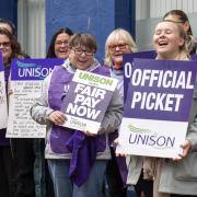 The strike action from Unison is expected to last for two weeks