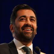 Humza Yousaf speaks at the SNP's conference in Aberdeen last year