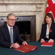 Prime Minister Keir Starmer with Chancellor of the Exchequer Rachel Reeves