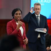 Conservative leadership contender Kemi Badenoch, during the GB News Conservative leadership debate