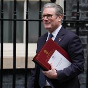 Prime Minister Sir Keir Starmer departs 10 Downing Street, London, to attend Prime Minister's Questions