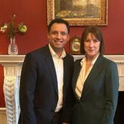 Anas Sarwar pictured with Chancellor Rachel Reeves