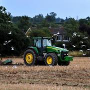 Embargoed to 0001 Saturday January 29..File photo dated 12/08/08 of a tractor as it ploughs a field. A distillery, a research centre and a council are among a group of public bodies and businesses that will form part of a new, government-funded centre