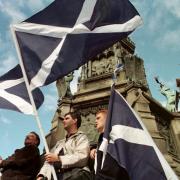 Many a Saltire was waved after the result of the 1997 devolution referendum was revealed