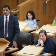 Scottish Labour leader Anas Sarwar pictured in the Scottish Parliament