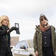 Shetland stars Ashley Jensen as DI Ruth Calder and Alison O'Donnell as DI ‘Tosh’ McIntosh