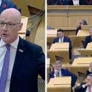 John Swinney was less than impressed with the Conservatives at FMQs