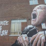 New mural appears in Glasgow as filming of Hollywood movie gets underway