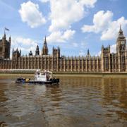 A man was arrested outside the UK Parliament