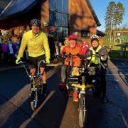 Paddy McGuinness has been cycling in Scotland the past few days