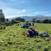 Volunteer archaeologists in Stirling