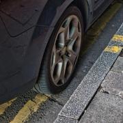 The image shared online showed what appeared to be double yellow lines inside a parking bay marking