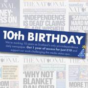 The National has a brilliant offer running to celebrate our 10th anniversary