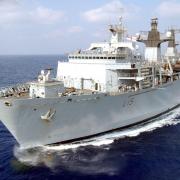 Photo issued by the Ministry of Defence of HMS Bulwark at sea