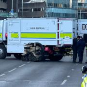 Bomb disposal unit at Buchanan Bus Station, Glasgow