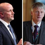 SNP Westminster leader Stephen Flynn (left) and Public Finance Minister Ivan McKee