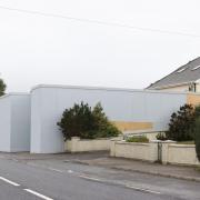 The site of the destroyed service station in Creeslough (Liam McBurney/PA)