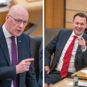 John Swinney hit out at the Scottish Tory leader