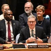 Prime Minister Keir Starmer flanked by Foreign Secretary David Lammy