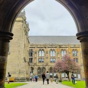 General view of the University of Glasgow, which has refused to divest from arms firms supplying Israel