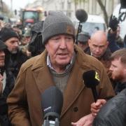 Jeremy Clarkson joins the farmers’ protest in central London over the changes to inheritance tax rules in the recent Budget (James Manning/PA)