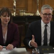 Prime Minister Sir Keir Starmer and Chancellor of the Exchequer Rachel Reeves during an investment roundtable discussion